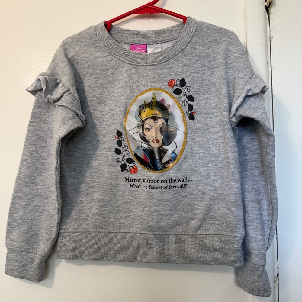 Disney Princess Evil Queen Ruffle Sleeve Sweatshirt